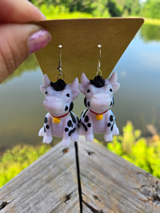 Cow Earrings