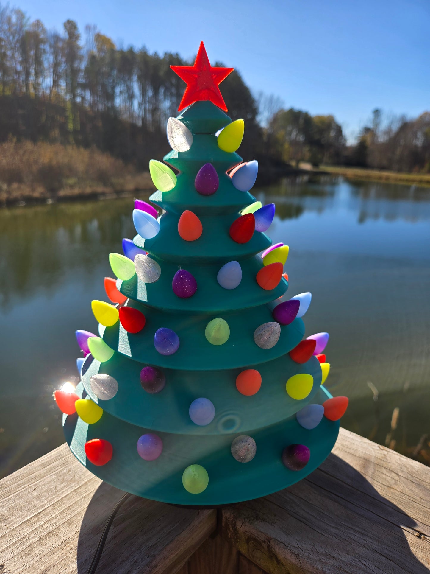 Lighted Christmas Tree